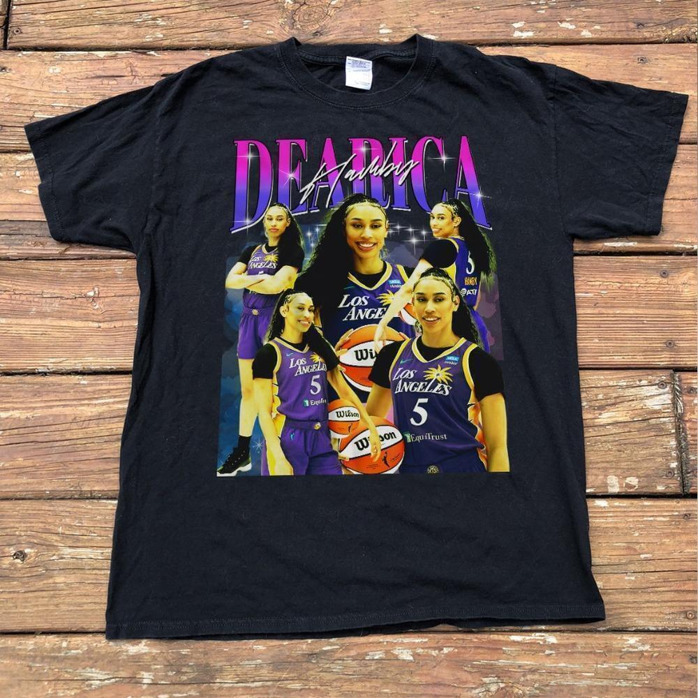 Dearica Hamby - Los Angeles Sparks - Unisex Black T-Shirt